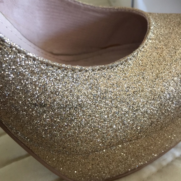 Steve Madden Carryssag Gold glitter - Picture 5 of 6
